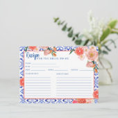 Aperol Spritz dat is een meer vrijgezellenfeest re Informatiekaartje (Staand voorkant)