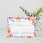 Aperol Spritz dat is een meer vrijgezellenfeest re Informatiekaartje (Staand voorkant)