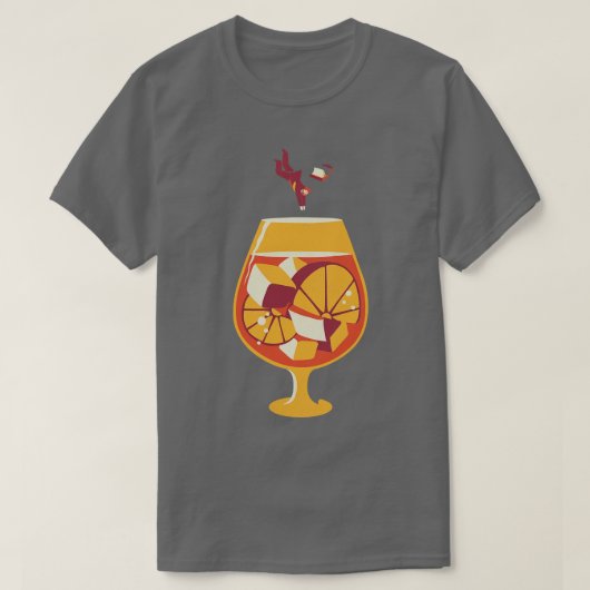 Aperol Spritz Dive In Summer Design CEO van Tobe F T-shirt (Design voorkant)