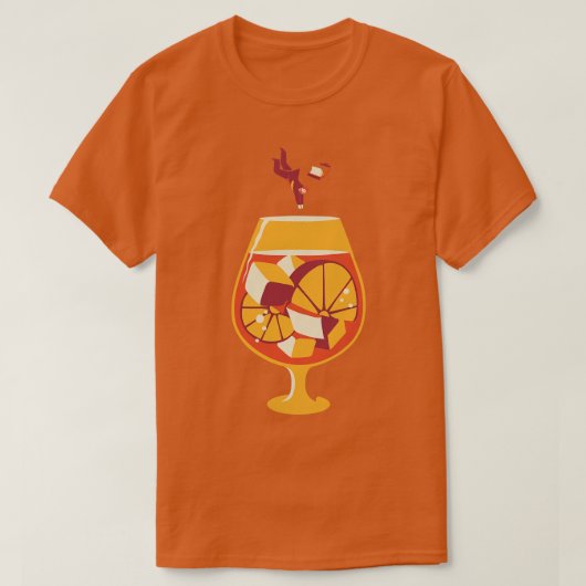 Aperol Spritz Dive In Summer Design CEO van Tobe F T-shirt (Design voorkant)