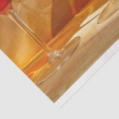 Aperol Spritz Drink Bril Italië Fotopatroon Tissuepapier (Detail)