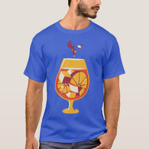 Aperol Spritz Duik in Zomer Design Ceo T-shirt