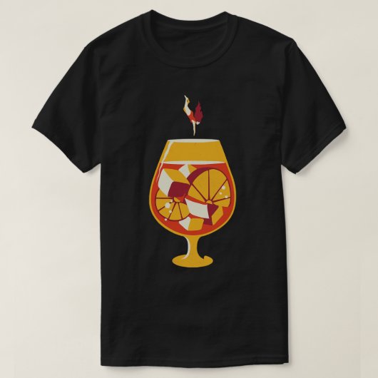 Aperol Spritz Duik In Zomer Ontwerp Dame door Tobe T-shirt (Design voorkant)