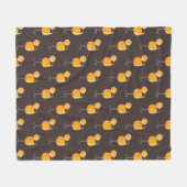 Aperol Spritz fleece deken – knusse cocktail sfeer (Voorkant (Horizontaal))