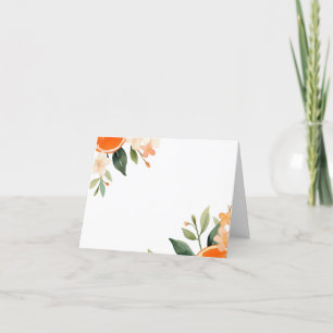 Aperol Spritz Floral Vrijgezellenfeest Plaatskaart Bedankkaart