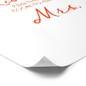 Aperol Spritz Guess How Many Kisses Poster (Hoek)