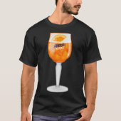 Aperol Spritz in een Glass Classic T-Shirt (Voorkant)