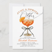 Aperol Spritz Just a Spritz Older Verjaardag Kaart (Voorkant)