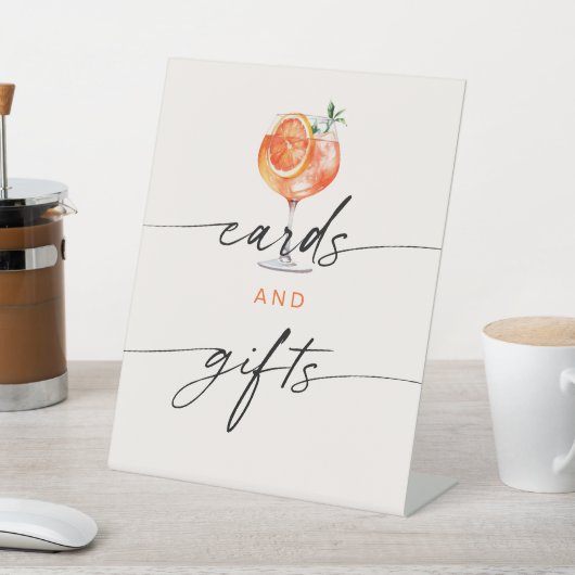 Aperol Spritz Kaarten en geschenken Vrijgezellenfe Reclamebord Met Voetstuk (Insitu)