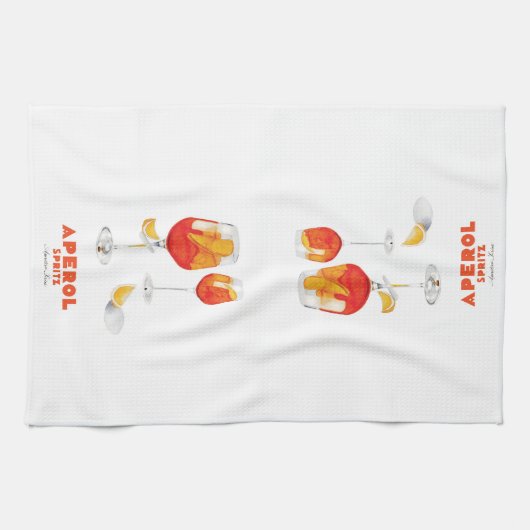 Aperol Spritz Kitchen Towel Theedoek (Horizontaal)
