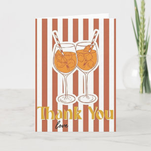 Aperol Spritz liefhebber cadeau dank je liefde vri Kaart