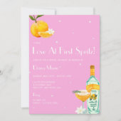 Aperol Spritz Main Squeeze Vrijgezellenfeest Invit Kaart (Voorkant)