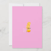 Aperol Spritz Main Squeeze Vrijgezellenfeest Invit Kaart (Achterkant)