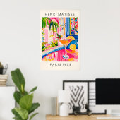Aperol Spritz Matisse Style Print Roze Dopamine (Thuiskantoor)