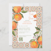 Aperol Spritz Oranges Bridal Shower  Kaart (Voorkant)