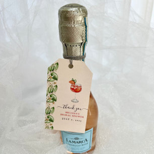 Aperol Spritz Oranje Bruidsfeest Cadeaulabel