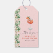 Aperol Spritz Oranje Bruidsfeest Cadeaulabel (Achterkant)