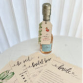 Aperol Spritz Oranje Bruiloftsfeestje Cadeaulabel