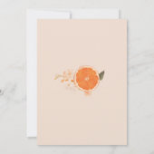 Aperol Spritz Oranje Cocktail Amore Vrijgezellenfe Kaart (Achterkant)