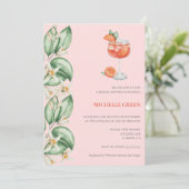 Aperol Spritz Oranje Vrijgezellenfeest Kaart (Staand voorkant)