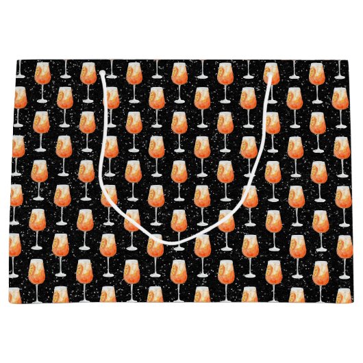 Aperol Spritz Patroon Groot Cadeauzakje (Voorkant)