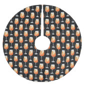 Aperol Spritz Patroon Kerstboom Rok (Voorkant)