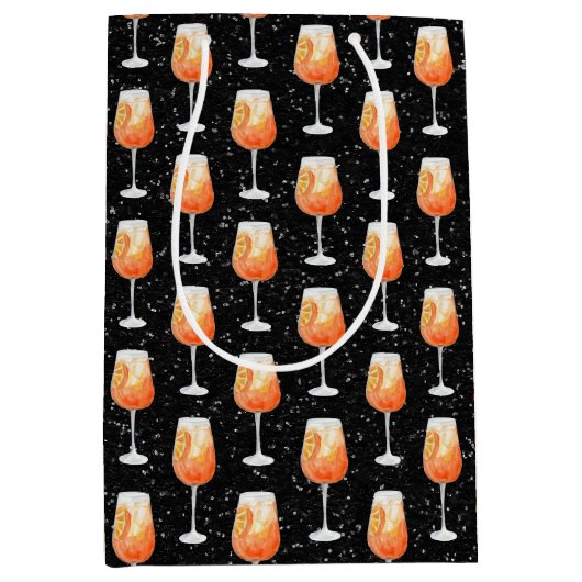 Aperol Spritz Patroon Medium Cadeauzakje (Voorkant)