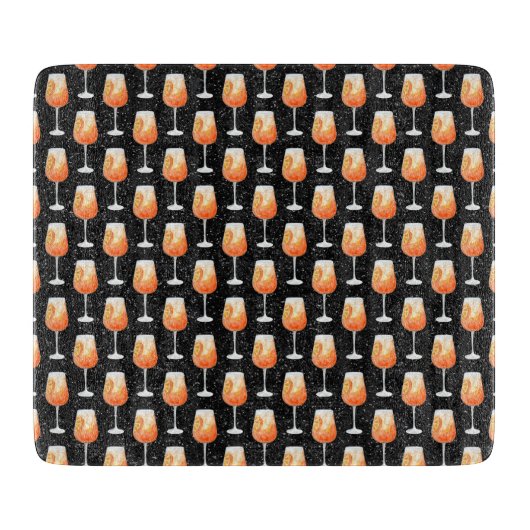 Aperol Spritz Patroon Snijplank (Voorkant)