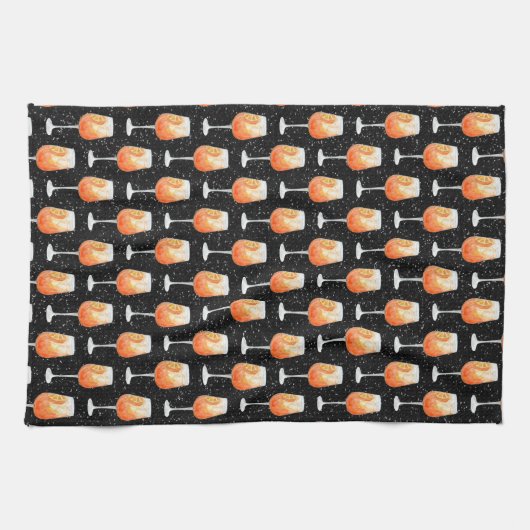 Aperol Spritz Patroon Theedoek (Horizontaal)