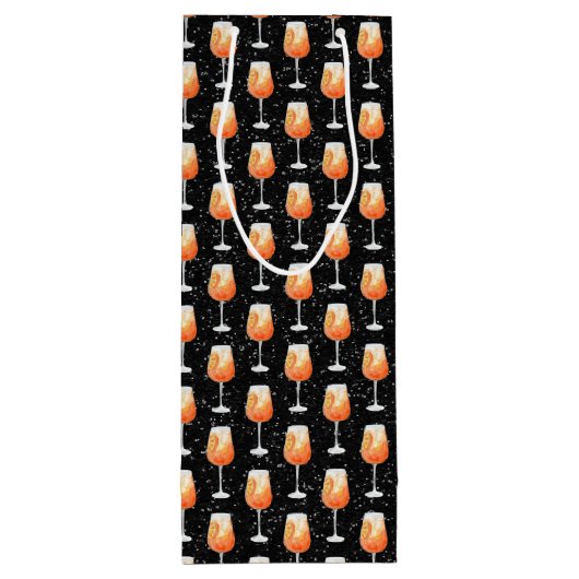 Aperol Spritz Patroon Wijn Cadeautas (Achterkant)