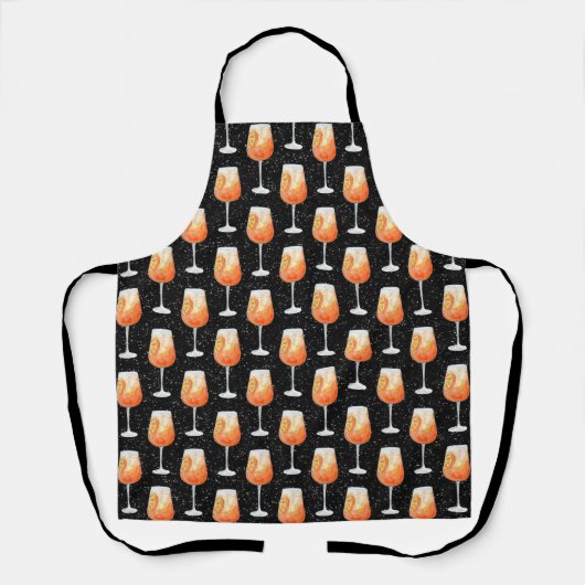 Aperol Spritz Pattern Schort (Voorkant)