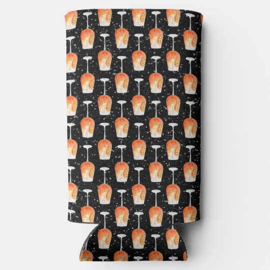 Aperol Spritz Pattern Seltzer Blikjeskoeler (Achterkant)