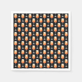 Aperol Spritz Pattern Servet