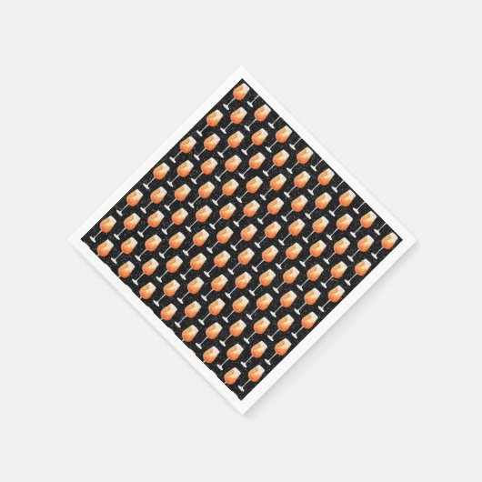 Aperol Spritz Pattern Servet (Hoek)