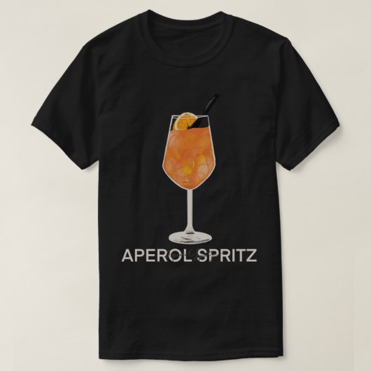 Aperol Spritz Print T-shirt (Design voorkant)