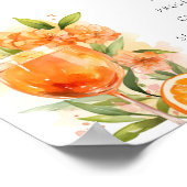 Aperol Spritz Sign Signature Drink Bridal Shower Poster (Hoek)