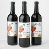 Aperol Spritz Sinaasappel Modern Vrijgezellenfeest Wijn Etiket (Flessen)