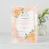 Aperol Spritz Sinaasappels Summer Amore Vrijgezell Kaart (Staand voorkant)