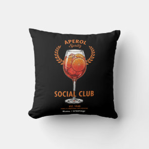 Aperol Spritz Social Club Grappig Cute Dranken Des Kussen