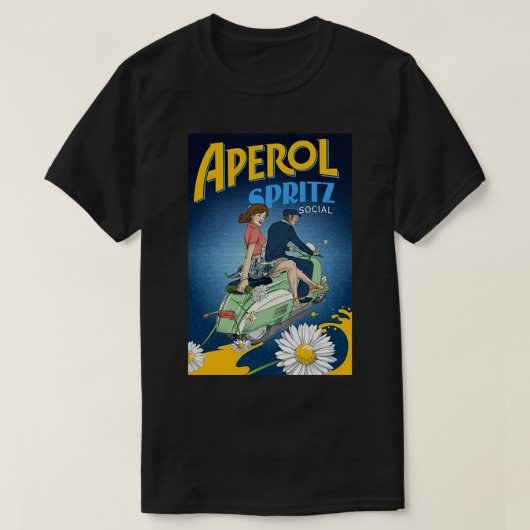 Aperol Spritz Social T-shirt (Design voorkant)