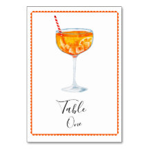 Aperol Spritz Tafelkaart