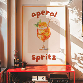 Aperol Spritz | Trendy kunst aan de muur | Minimaa Poster