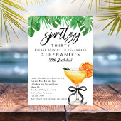 Aperol Spritz Tropical Summer Cocktail Verjaardag Kaart