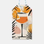 Aperol Spritz Tropische Bruidsfeest Cadeaulabel (Achterkant)
