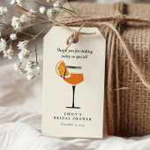 Aperol Spritz Tropische Bruidsmeisjes Borrel Cadeaulabel