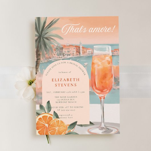 Aperol Spritz Venice Summer Chic Vrijgezellenfeest Kaart