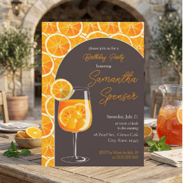 Aperol Spritz Verjaardagsfeest Uitnodiging