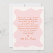 Aperol Spritz Vrijgezellenfeest bedankkaart (Achterkant)