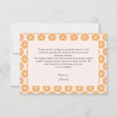 Aperol Spritz Vrijgezellenfeest bedankkaart Kaart (Achterkant)