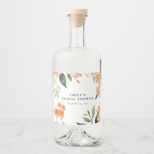 Aperol Spritz-Vrijgezellenfeest Likeurfles Etiket (Voorkant)